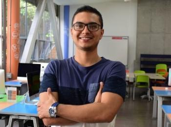 Alexander Castro, estudiante de Arquitectura
