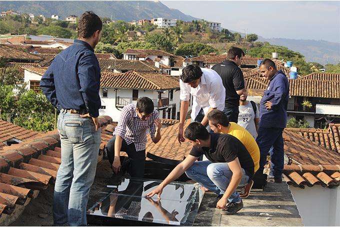 calentador solar UPB para asilo de ancianos