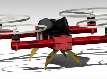 Imagen en 3D del dron