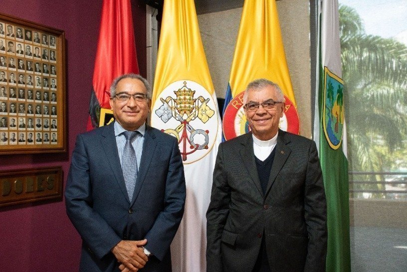 Rector UPB con Canciller UTI