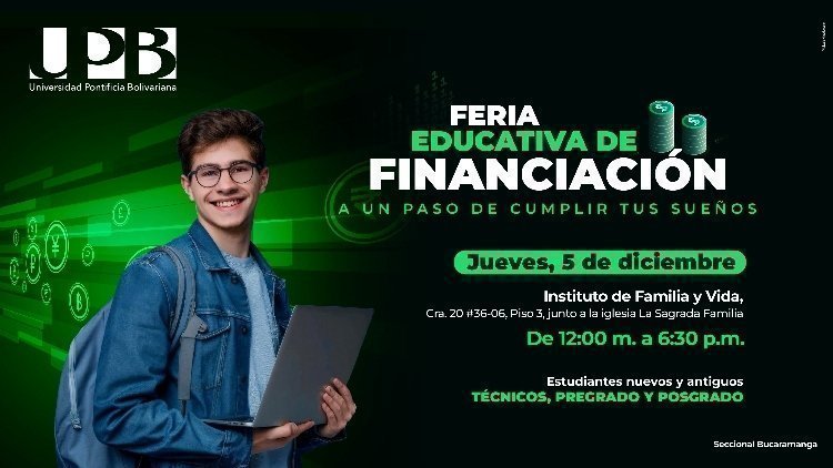 Publicidad feria financiera UPB BGA