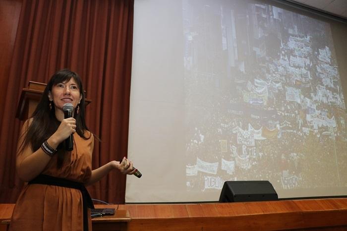 Claudia Zuñiga, Psicóloga Social de la Universidad de Chile