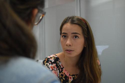 Johanna obtuvo la posibilidad de viajar a Singapur