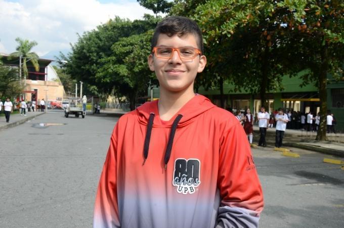 Joshua Mera, estudiante Colegio