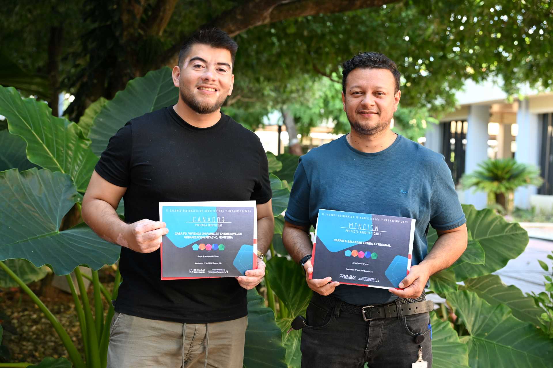 Docentes del programa de Arquitectura ganadores en el II Salón de Arquitectura y Urbanismo