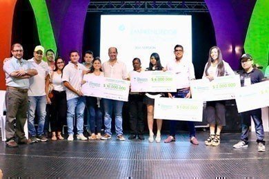 Ganadores de la segunda versión del concurso Soy Emprendedor Monteriano.
