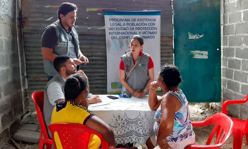 Proyección social en UPB Montería a través del convenio opción legal