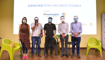 Antonella Vega, Julio Cesar Pérez, Emiro Santos, Pablo Montoya, Carlos Marín