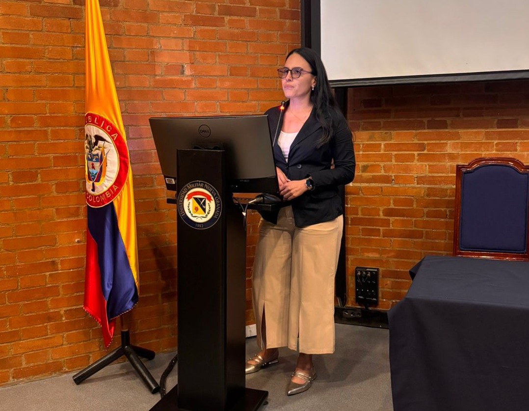 Presentación en congreso, intervención de la egresada María Alejandra Ospina