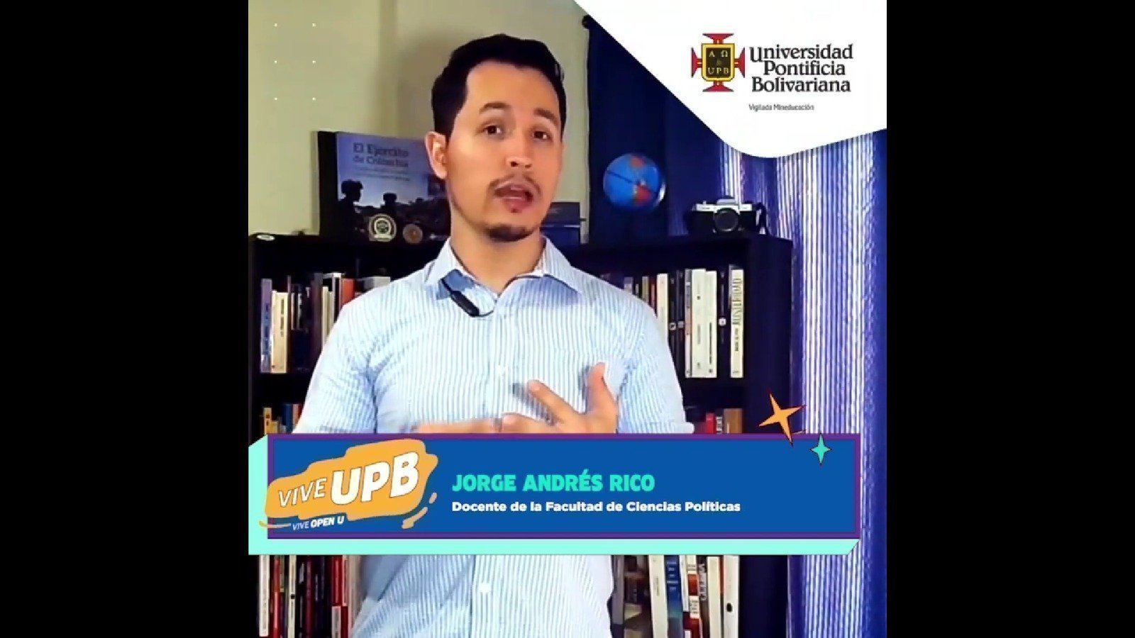 Estudia Ciencias Políticas en la UPB